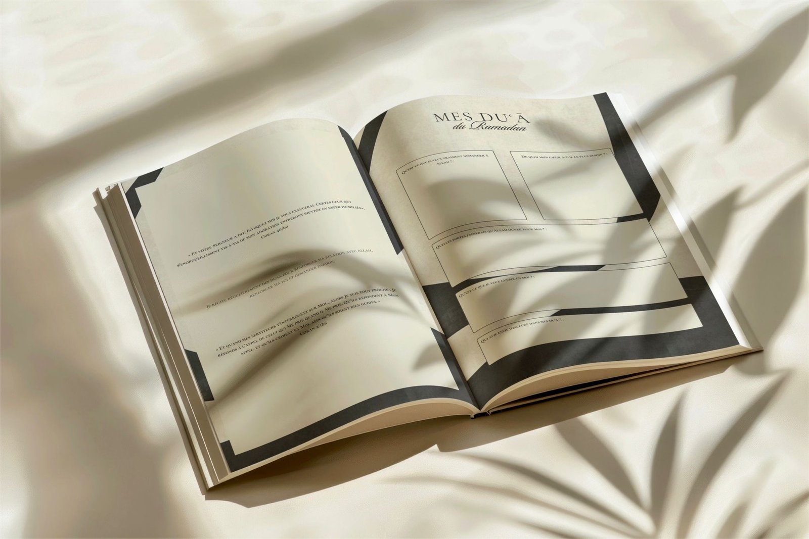 MIRĀJ Ramaḍān Planner pages